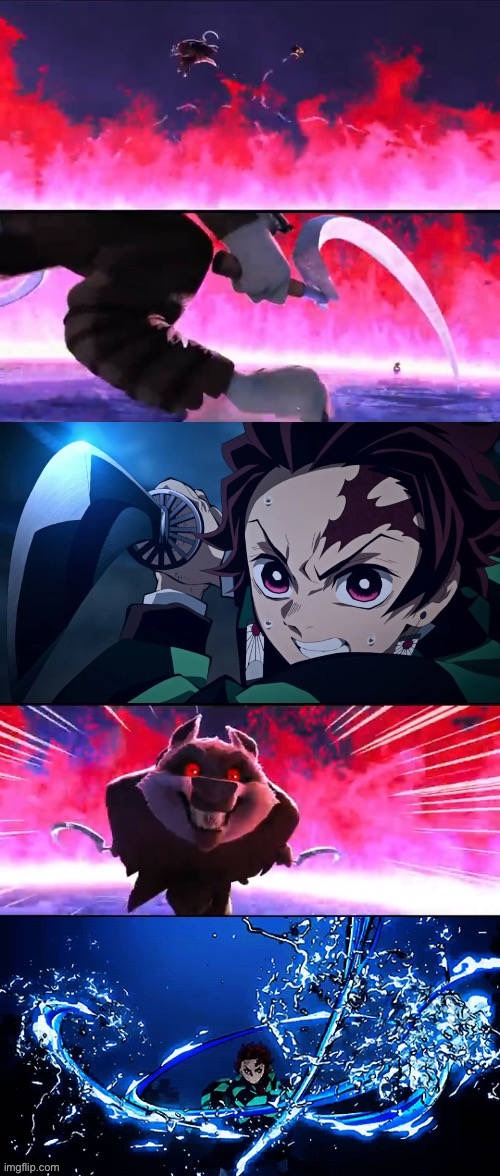 Tanjiro vs Death part 2 | image tagged in meme | made w/ Imgflip meme maker