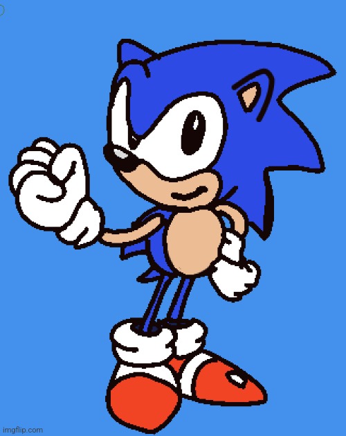 Sonic | image tagged in sonic the hedgehog,drawing,sonic | made w/ Imgflip meme maker