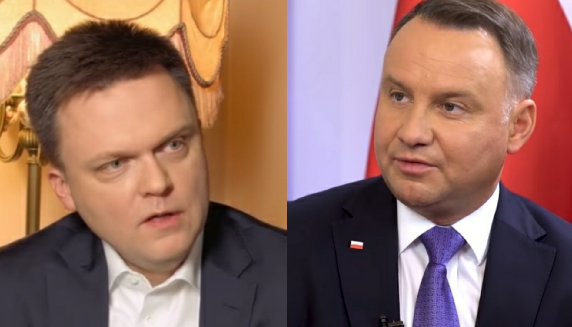 Duda i Hołownia - Pustynia Blank Meme Template