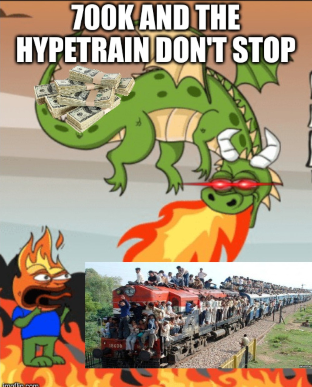 Smog Hypetrain Blank Meme Template
