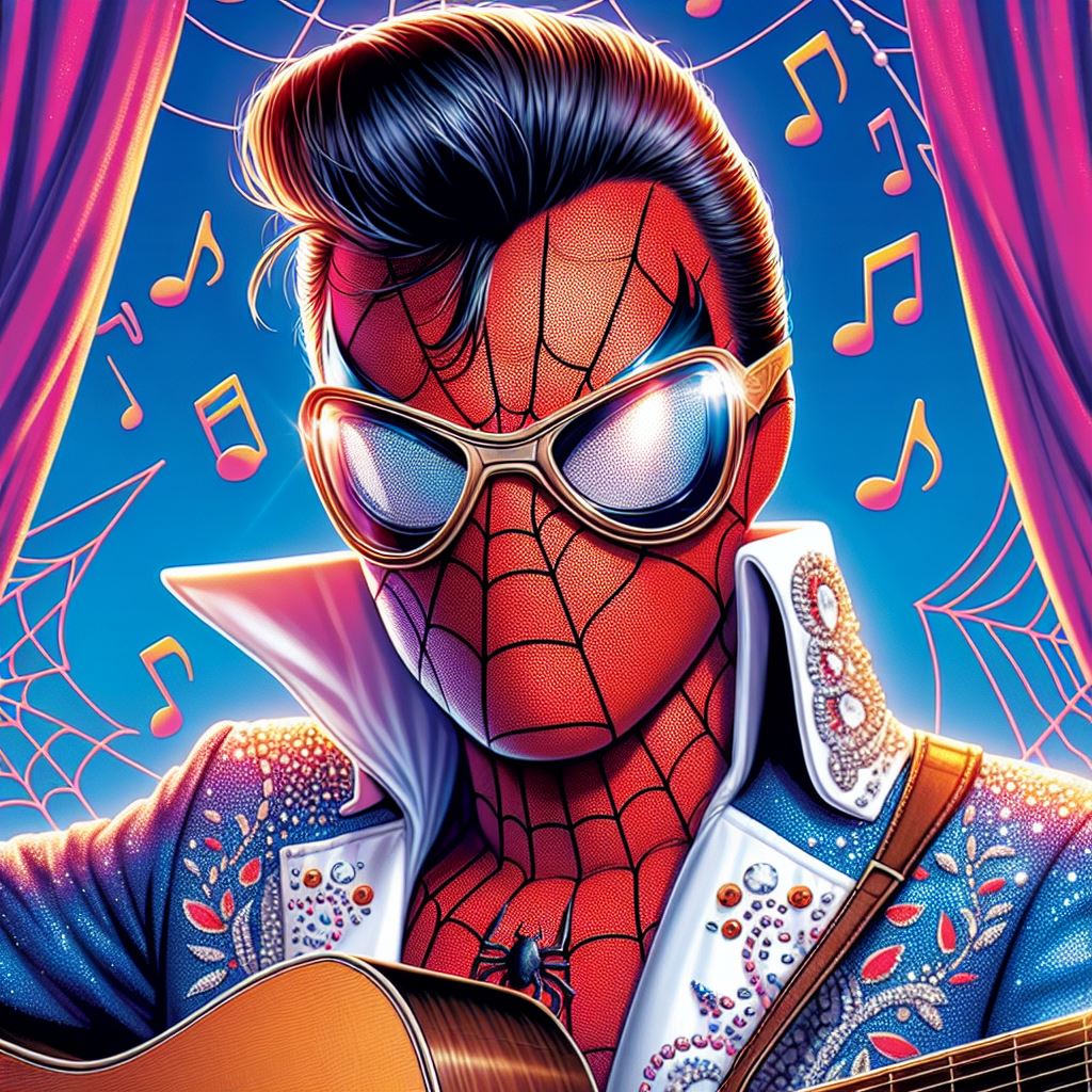 Spider-Man Elvis Blank Meme Template