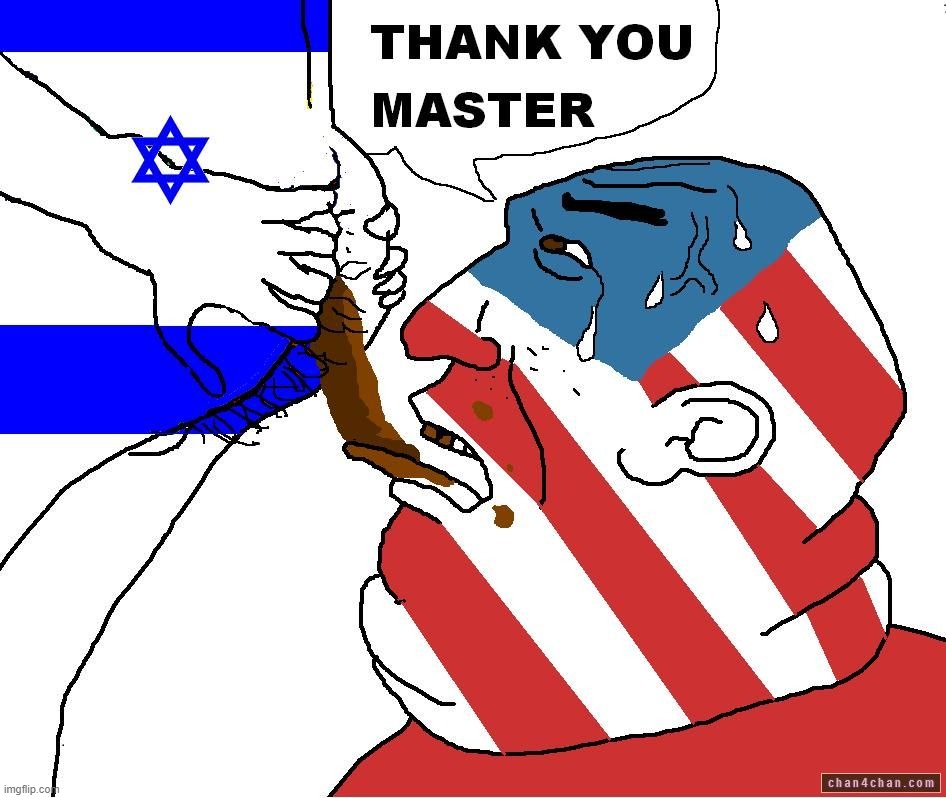 AmeriKKKa Eating Israel's Shit | made w/ Imgflip meme maker