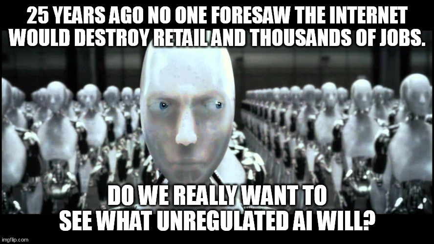 the future, but for who? | image tagged in ai | made w/ Imgflip meme maker