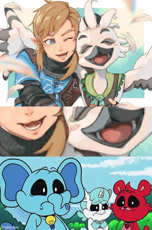 This is painful to see their teeth. | image tagged in funny,zelda tears of the kingdom,teeth | made w/ Imgflip meme maker