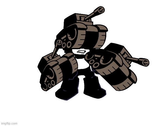 Tankman but from Chainsaw Man | image tagged in blank white template | made w/ Imgflip meme maker