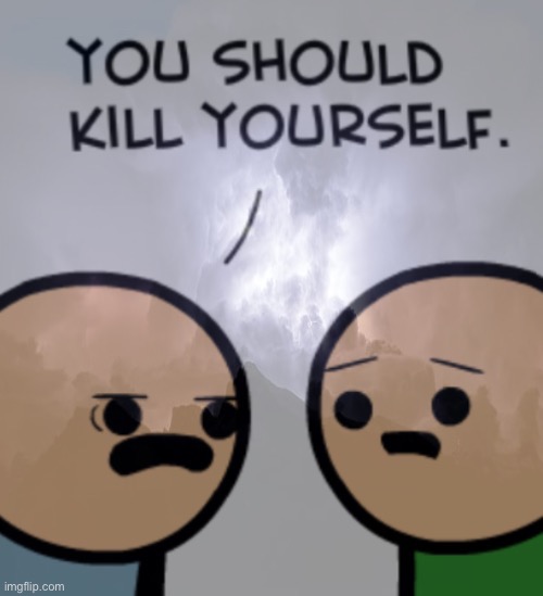 i love explosm | image tagged in explosm kys | made w/ Imgflip meme maker