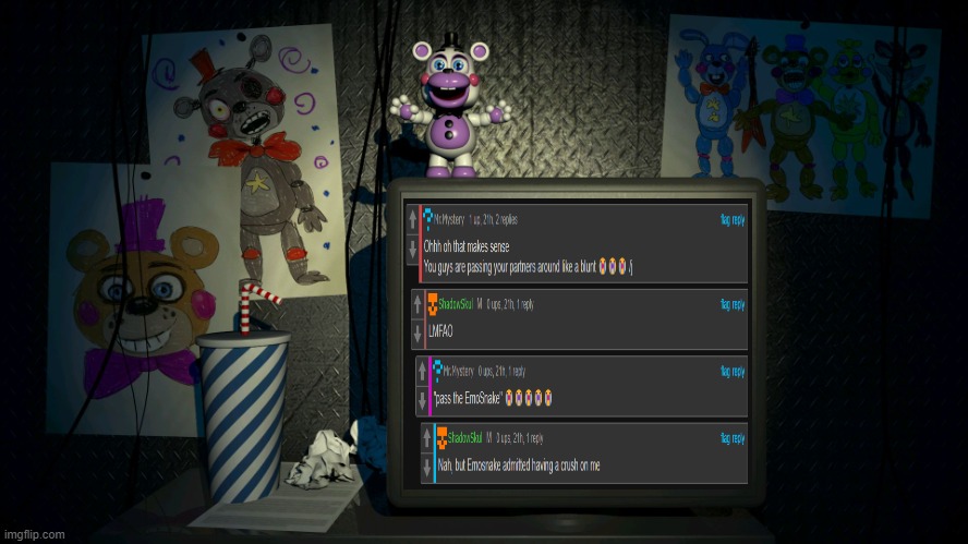 FNaF 6 Screen | image tagged in fnaf 6 screen | made w/ Imgflip meme maker