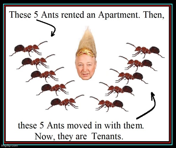 Vance had a Manse in France. By chance, rented it to dancing ants | image tagged in vince vance,ants,rhymes,tenants,cartoon,memes | made w/ Imgflip meme maker