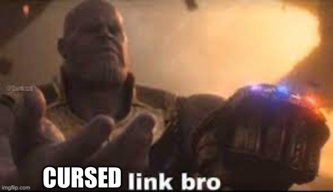 link bro | CURSED | image tagged in link bro | made w/ Imgflip meme maker