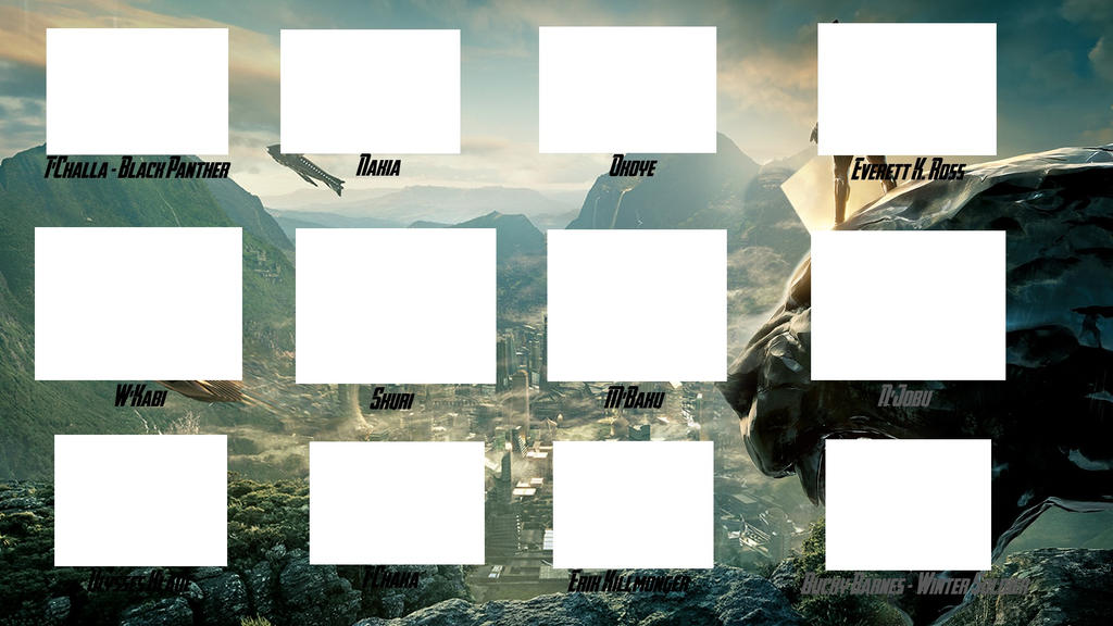 High Quality Black Panther Recast Blank Meme Template