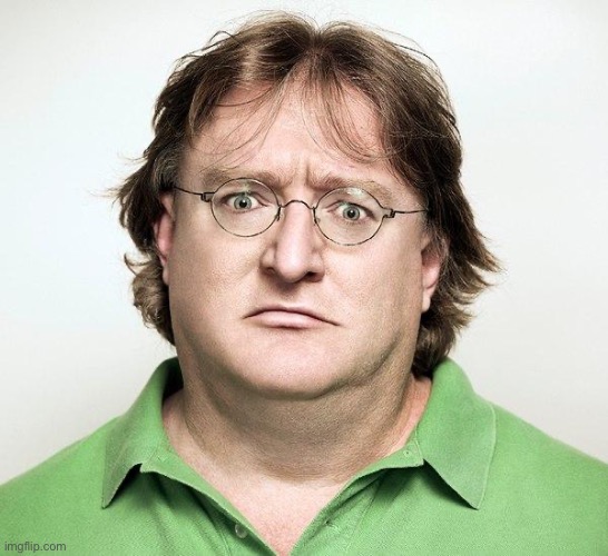 Gabe Newell | image tagged in gabe newell | made w/ Imgflip meme maker