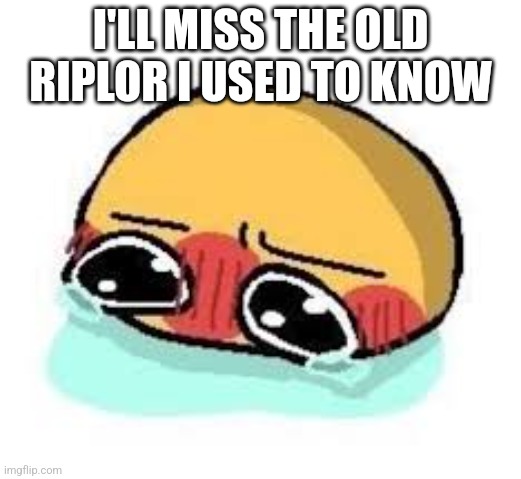 amb shamb bbbmba | I'LL MISS THE OLD RIPLOR I USED TO KNOW | image tagged in amb shamb bbbmba | made w/ Imgflip meme maker