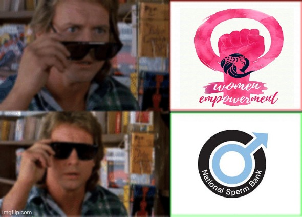 It's amazing how much of the movement really just boils down to this.. | image tagged in they live sunglasses | made w/ Imgflip meme maker