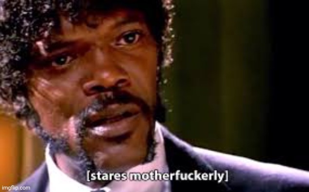stares motherfuckerly | image tagged in stares motherfuckerly | made w/ Imgflip meme maker
