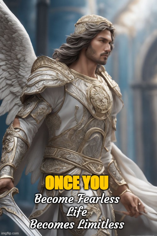 ONCE YOU; Become Fearless
Life
Becomes Limitless | image tagged in angels,life | made w/ Imgflip meme maker