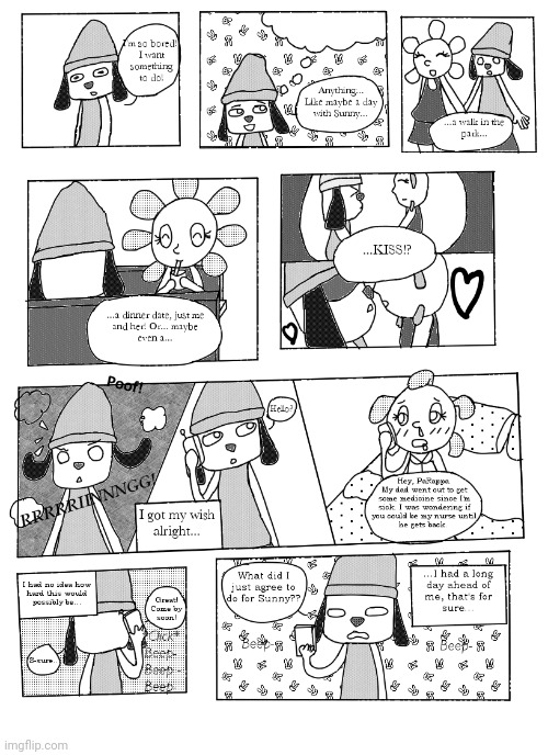 PaRappa the Rapper: Sick day! Page 1 | made w/ Imgflip meme maker