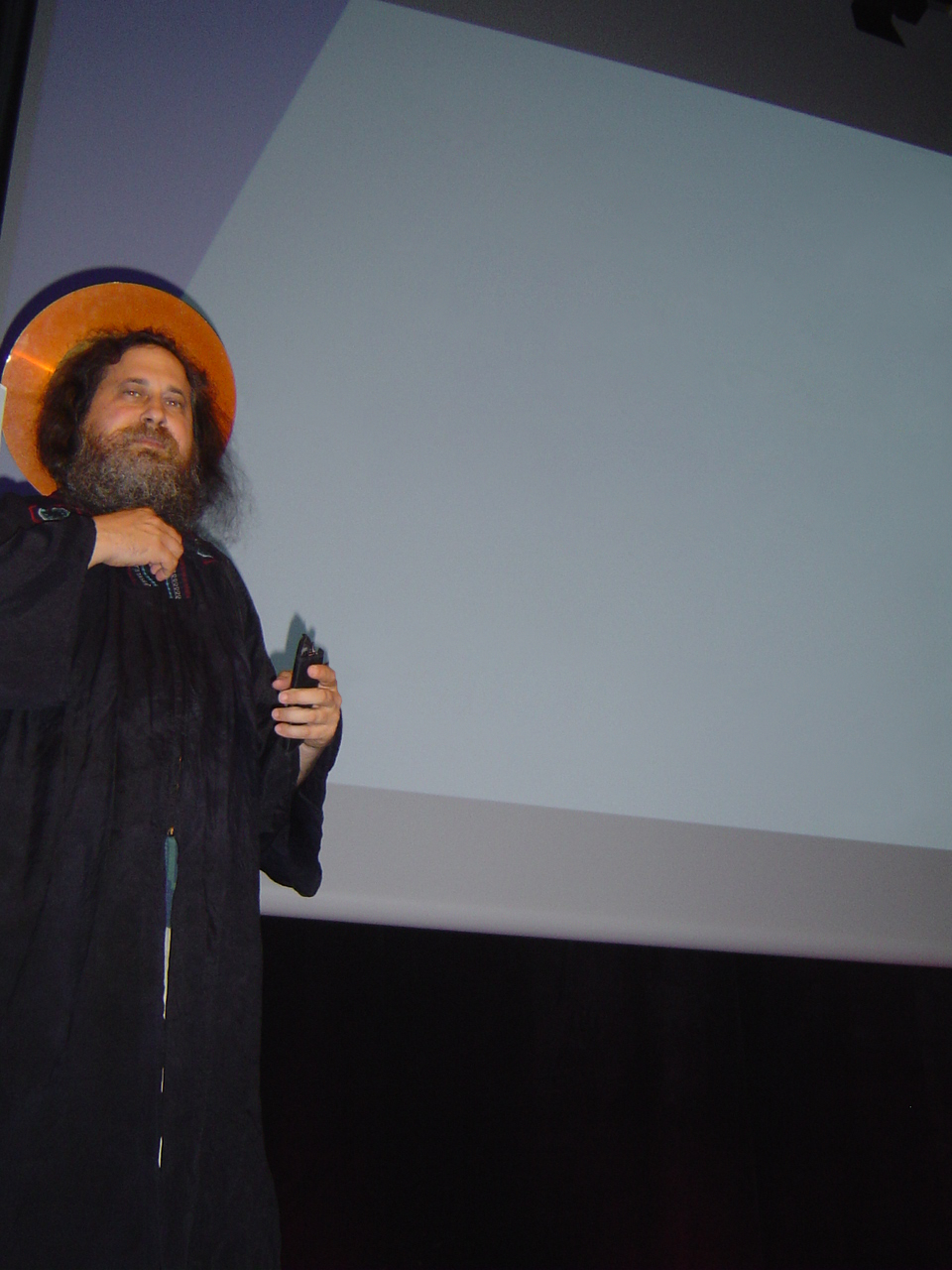 Stallman presentation Blank Meme Template