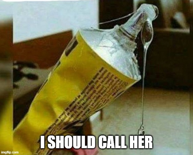 Stop Yanking | I SHOULD CALL HER | image tagged in sex jokes | made w/ Imgflip meme maker