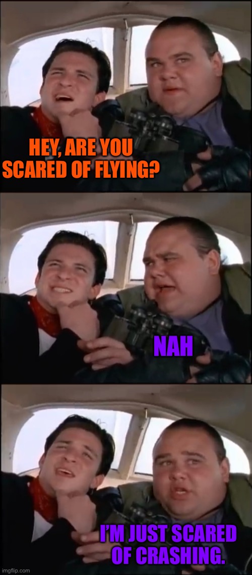 I think that’s the majority of people. | HEY, ARE YOU SCARED OF FLYING? NAH; I’M JUST SCARED OF CRASHING. | image tagged in flying,airplane,plane,power rangers | made w/ Imgflip meme maker
