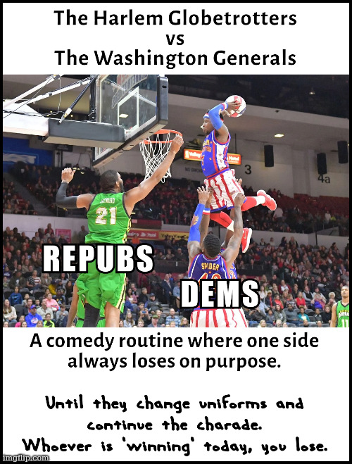 For everyone that thinks Democrats are the problem... consider the term UniParty. Could they all be frauds? ICYMI- Yes. | made w/ Imgflip meme maker