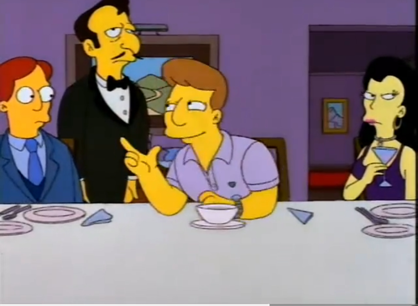 Soupe à l'Oignon Simpsons Quimby Blank Meme Template