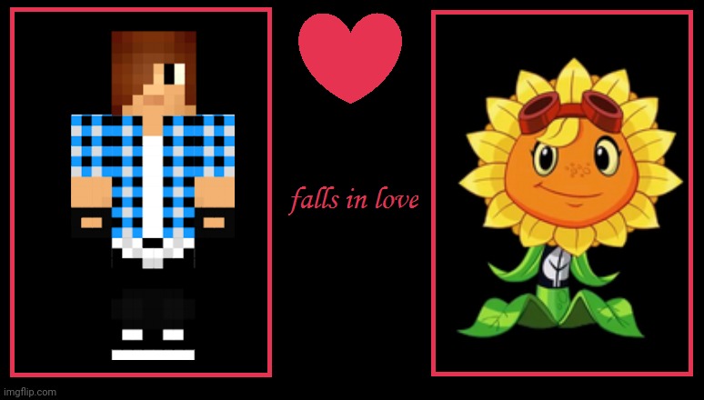 What if pixel-volt falls in love with solar flare | image tagged in what if a character falls in love,pixel gun 3d,plants vs zombies,relationships | made w/ Imgflip meme maker
