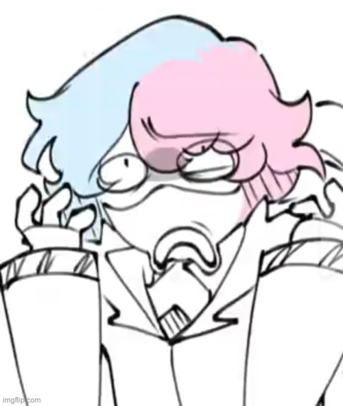 pov: n dyes his hair credits to Altruistic_Stress554 or whoever made this drawing | made w/ Imgflip meme maker