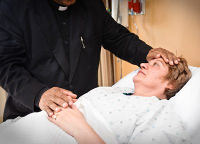 High Quality Priest Hospital Visit Blank Meme Template