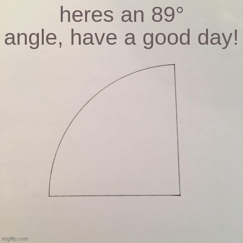 have a good day | heres an 89° angle, have a good day! | image tagged in bad day,triggered | made w/ Imgflip meme maker