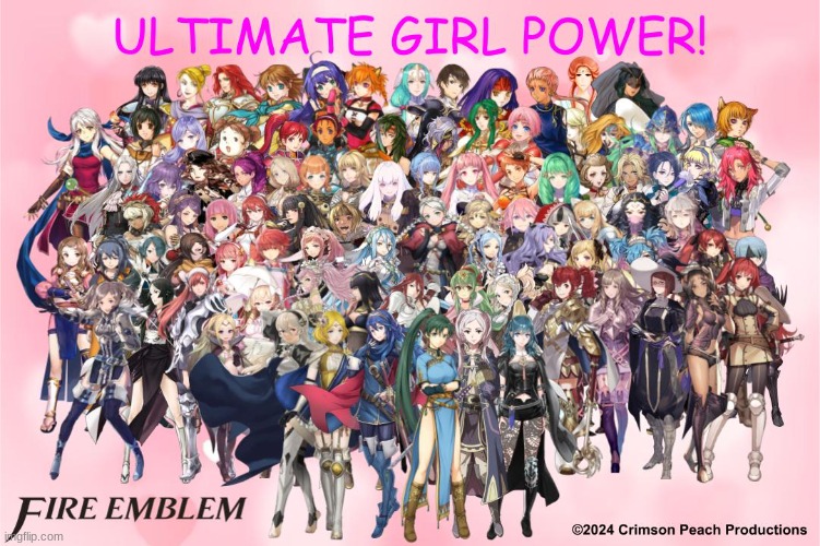Check out this awesome Fire Emblem poster I made! | image tagged in fire emblem,fire emblem fates,girls | made w/ Imgflip meme maker
