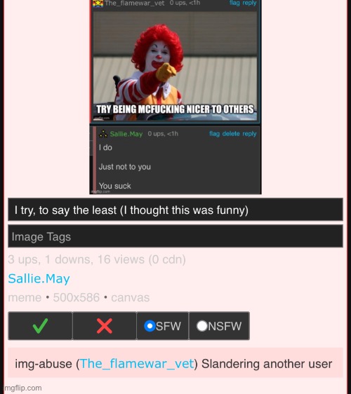 people post pictures of their responses to arguments for msmg clout all the time, get used to it | made w/ Imgflip meme maker
