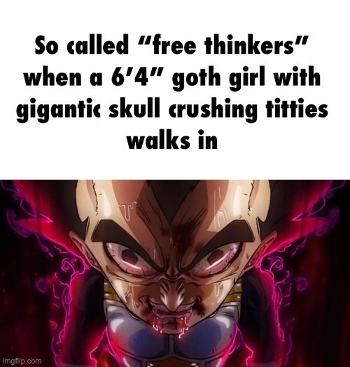 ㅤ | image tagged in vegeta drool | made w/ Imgflip meme maker