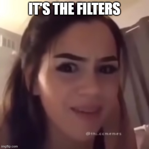 If you're homeless, just buy a house | IT'S THE FILTERS | image tagged in if you're homeless just buy a house | made w/ Imgflip meme maker