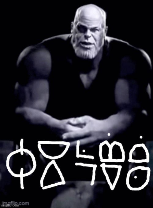 thanos explaining himself | image tagged in thanos explaining himself,pixtu | made w/ Imgflip meme maker