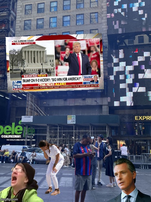@CALJFREEMAN1 | image tagged in joe biden,donald trump,maga,new york city,republicans,supreme court | made w/ Imgflip meme maker