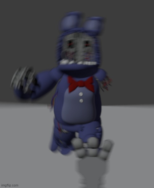 Running withered bonnie | image tagged in running withered bonnie | made w/ Imgflip meme maker