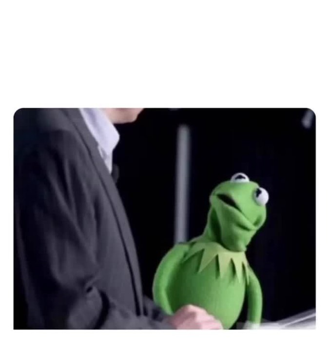 High Quality Kermit watch your mouth Blank Meme Template