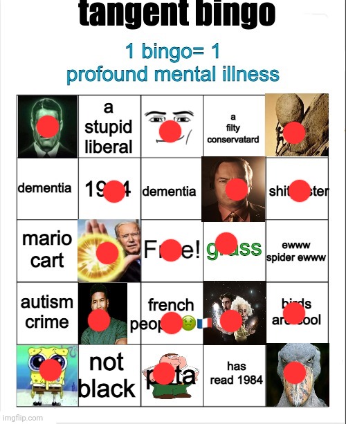 Woah, 0 bingo | image tagged in tangent bingo | made w/ Imgflip meme maker