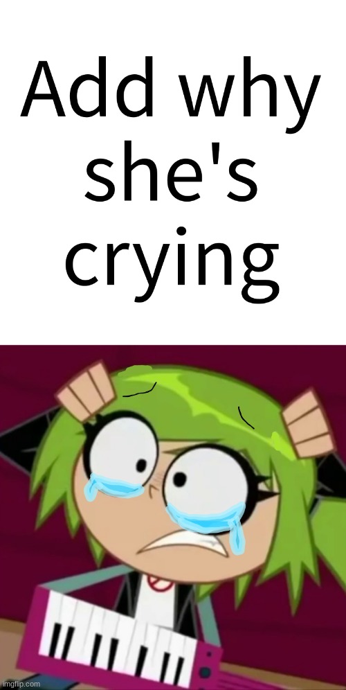 High Quality Julie cries over what? Blank Meme Template