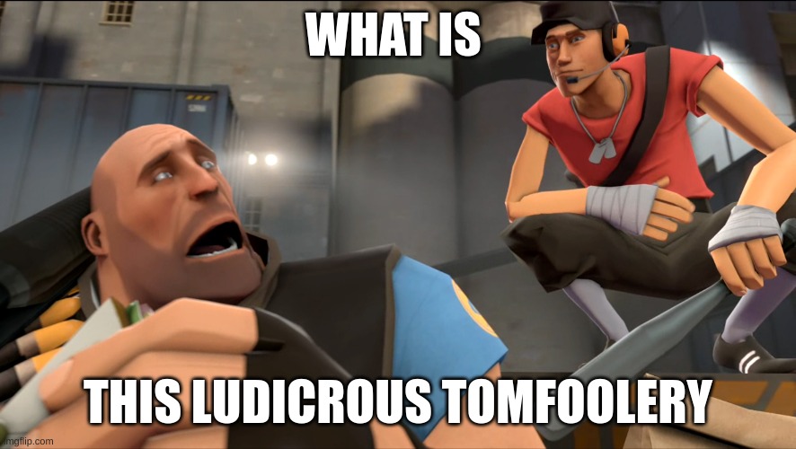 Yo what's up ? | WHAT IS; THIS LUDICROUS TOMFOOLERY | image tagged in yo what's up | made w/ Imgflip meme maker