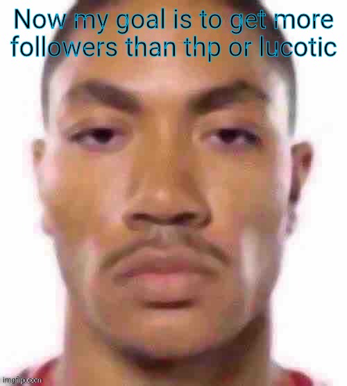 Lmao | Now my goal is to get more followers than thp or lucotic | image tagged in lmao | made w/ Imgflip meme maker