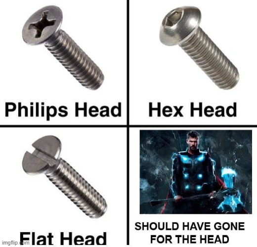 The Head | image tagged in thor | made w/ Imgflip meme maker