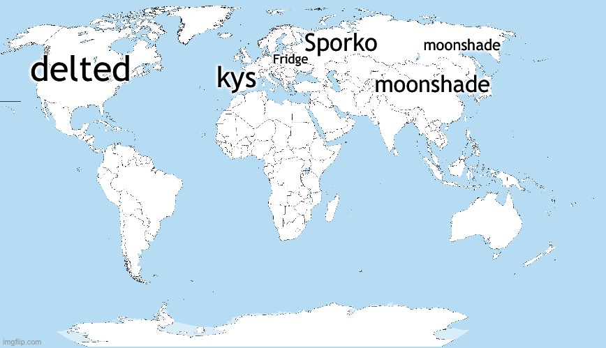 moonshade; Sporko; Fridge; moonshade; kys; delted | made w/ Imgflip meme maker