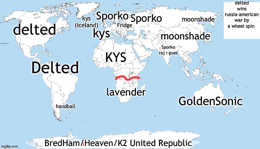 delted wins russia-american war by a wheel spin; kys (iceland); KYS | made w/ Imgflip meme maker