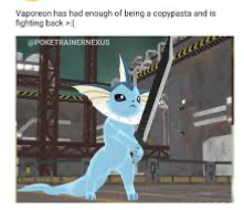 Vaporeon Blank Meme Template