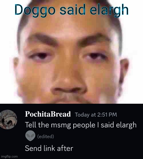Lmao | Doggo said elargh | image tagged in lmao | made w/ Imgflip meme maker