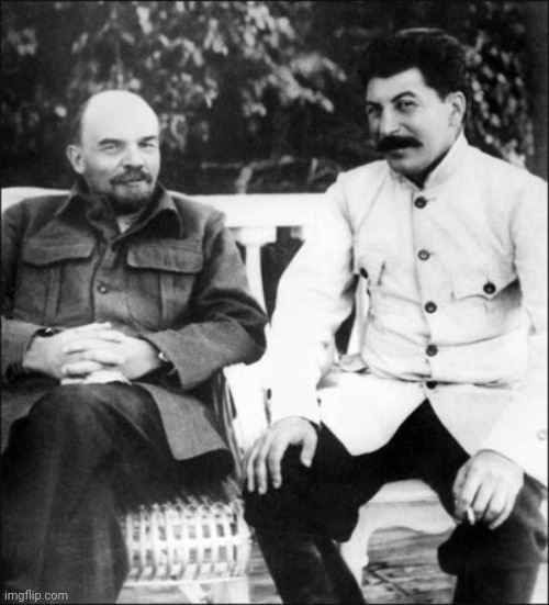 lenin and stalin | image tagged in lenin and stalin | made w/ Imgflip meme maker