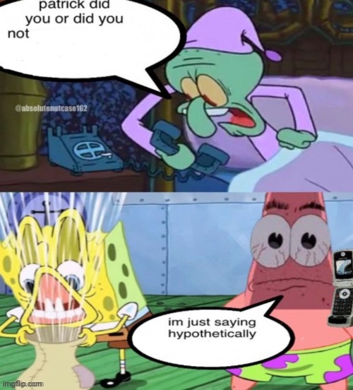 Spongebob Hypothetically Blank Meme Template
