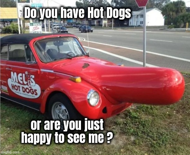 Do you have Hot Dogs or are you just happy to see me ? | made w/ Imgflip meme maker