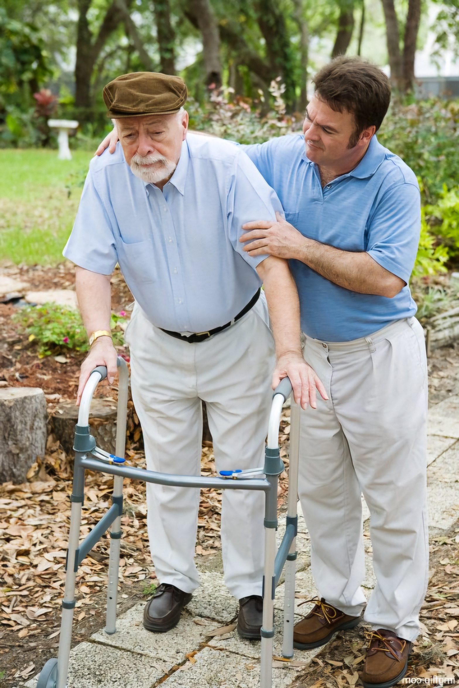 High Quality Ok grandpa let's get you back to bed Blank Meme Template